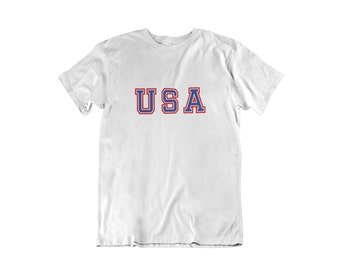 USA Patriotic Shirt for Men, 4th of July T-Shirt, Independence Day Shirt, Red White Blue Shirt, USA Pride Shirt, USA Tee, American Flag