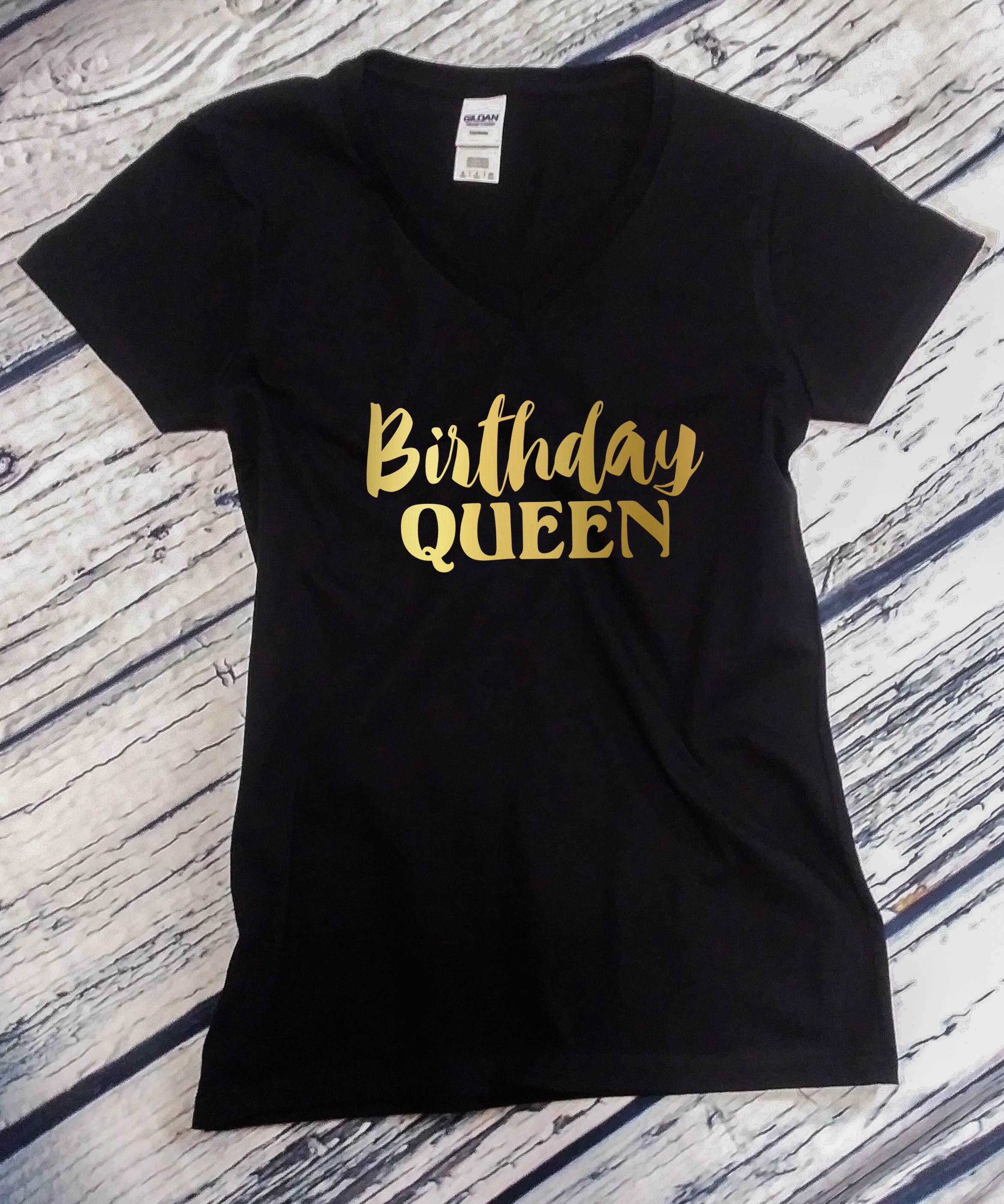 Funny Present Party Womens T-Shirt Birthday Girl