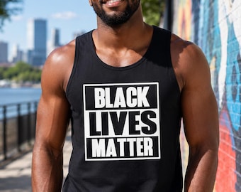 Black Lives Matter Tank Top, Civil Rights Shirt, Justice Gift, Social Activist Apparel