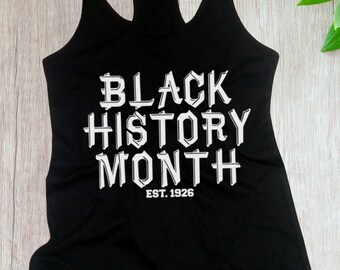 Women's Tank Top, Black History Month Shirt, Civil Rights Activity T-Shirt, Justice, Freedom Tee, Racerback