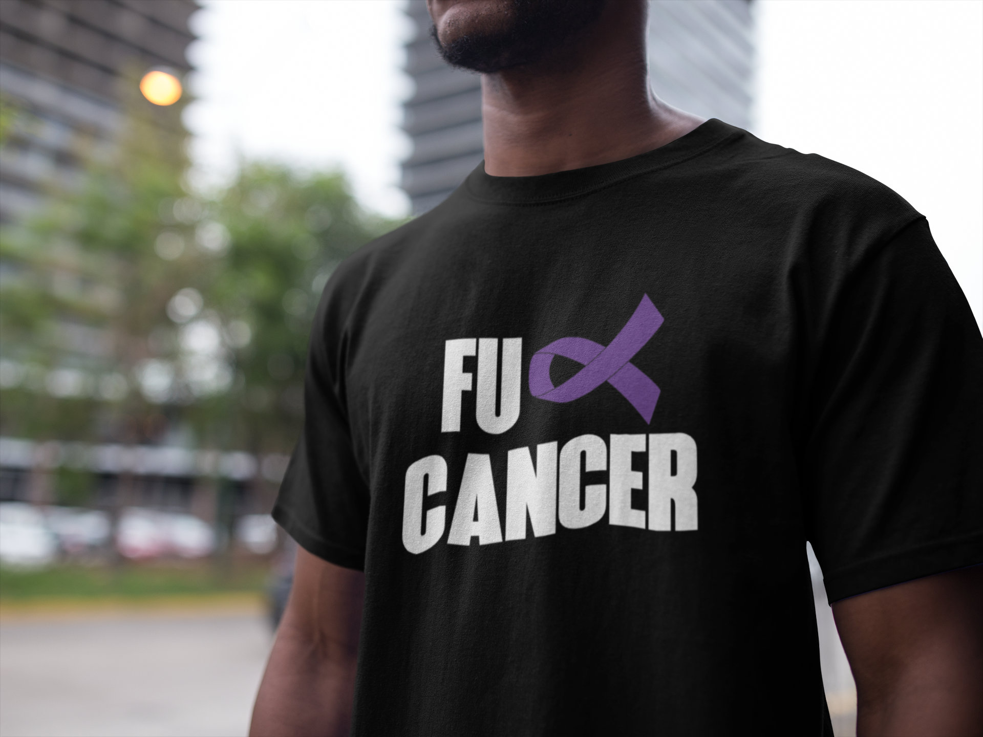 Pancreatic Cancer Awareness Support Ribbon T-Shirt Pancreatic Cancer Awareness Support Ribbon T-Shirt