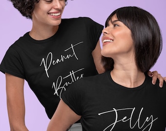 LGBT Shirts, Peanut Butter Jelly Shirts, Matching Outfit SET, Couples Shirts, Honeymoon Shirts, Valentines Day, Anniversary Shirts, Lesbian