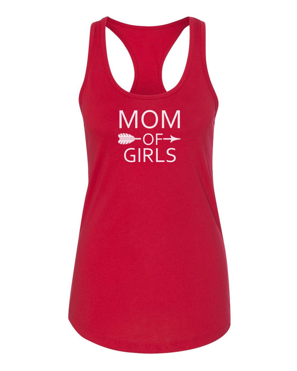 Womens Tank Top Mom Of Girls T Shirt, Mom Shirt, Girl Mom Shirt, Mom