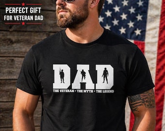 Veteran Dad Shirt, Military Father Tee, Patriotic Dad Gift, Veterans Day Shirt, USA Pride T Shirt, Gift For Dad Veteran, Hero Dad Tee