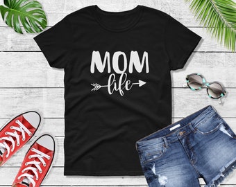 Womens - Mom Life #2 T Shirt, Gift for Mom, Mother Gift, Shirts for Mom, Mama Shirt, Modern Mama Shirt, Mama T-shirt, Mommy Shirt, Cute Mom