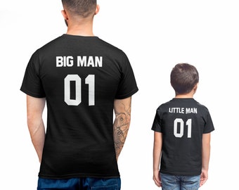 Big Man & Little Man Shirts, Matching Shirts, SET, Father Son Shirts, Family Shirts, Dad Shirt, Father And Son Shirt, Father's Day Shirt