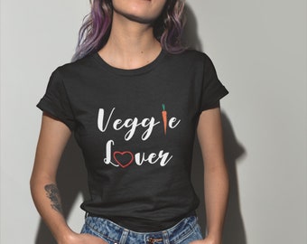 Womens - Veggie Lover #2 T Shirt, Vegan Shirt, Vegetarian Shirt, Vegan T Shirt, Veggie Shirt, Funny Vegan Shirt, Animal Lover Gift