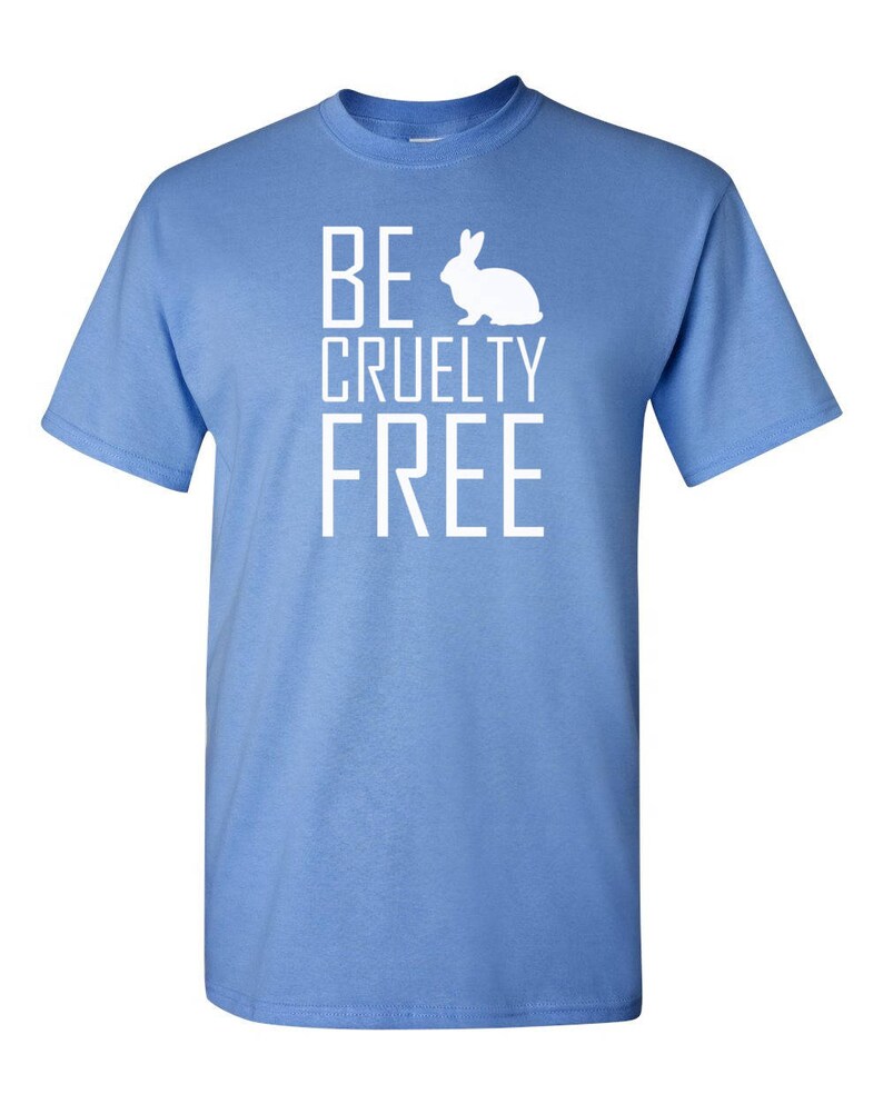 Mens Be Cruelty Free T Shirt Tee Stop Abuse Against Animal Etsy