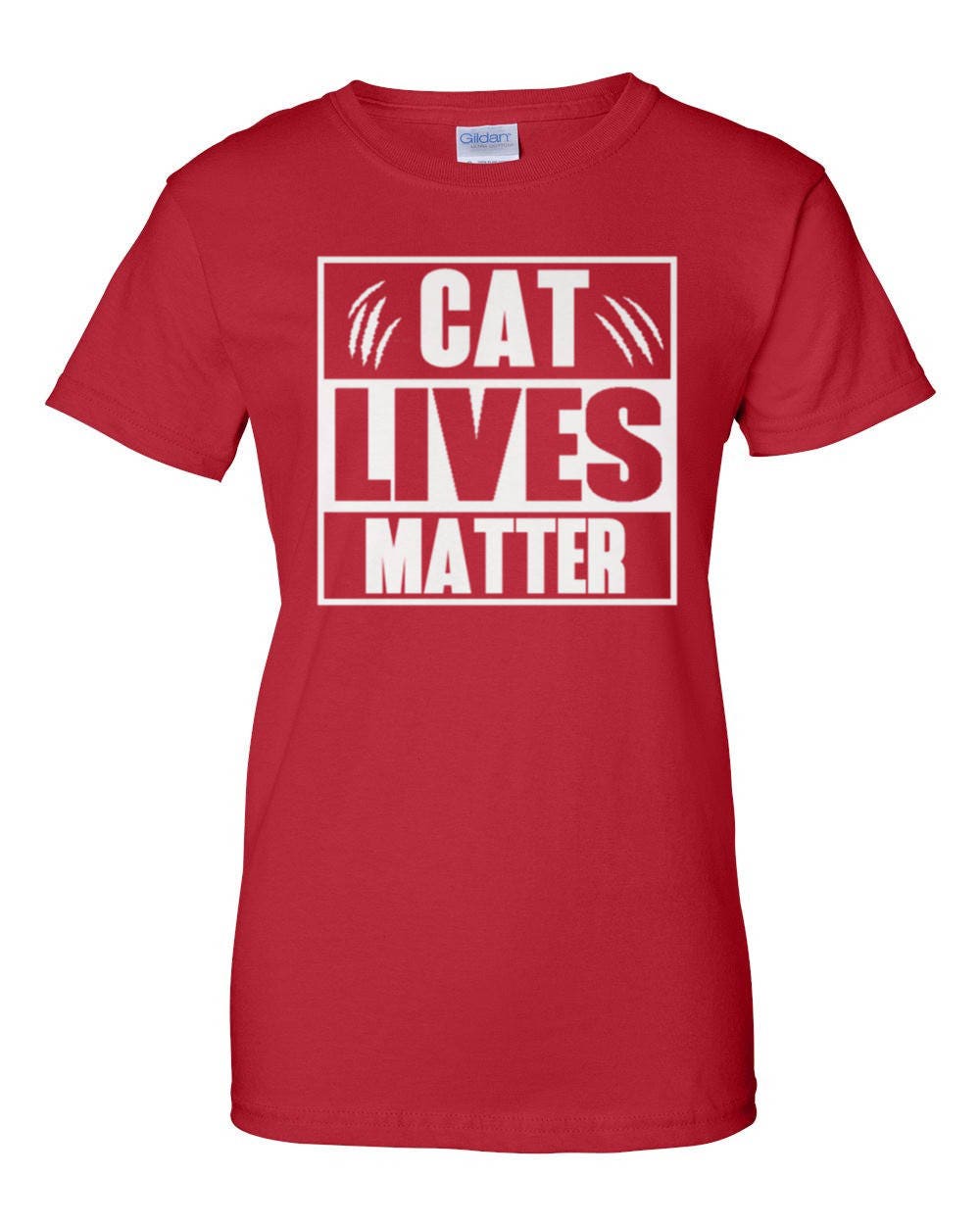 Womens Cat Lives Matter 2 T Shirt Funny Cat Shirt, Cat Shirt, Funny Kitty Shirt, Kitty