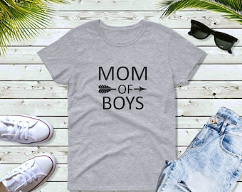 Mom Of Boys T Shirt, Gift for Mom, Modern Mama Shirt, Cute Mom Shirt, Mother Gift, Mommy Tee, Mama T-shirt, Shirts for Mom, Mom Birthday