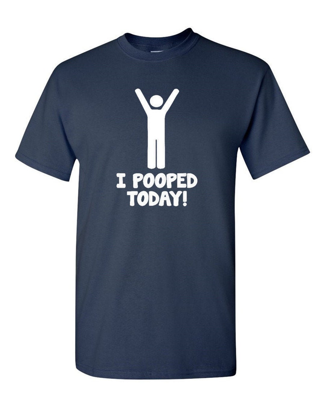 Poopy Toady I Pooped Today Shirt: Funny Stick Figure Tee - Proud Poopers Gift - Etsy