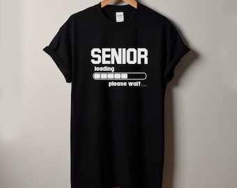 Senior Loading Shirt, Men's 2025 Graduation T-Shirt, Funny Class of 2025 Shirt, Custom Senior Shirt, Graduation Gift for Him