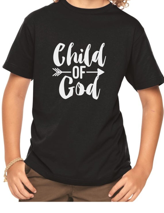 Youth Kids Child of God Shirt Christian Easter Gift Faith - Etsy