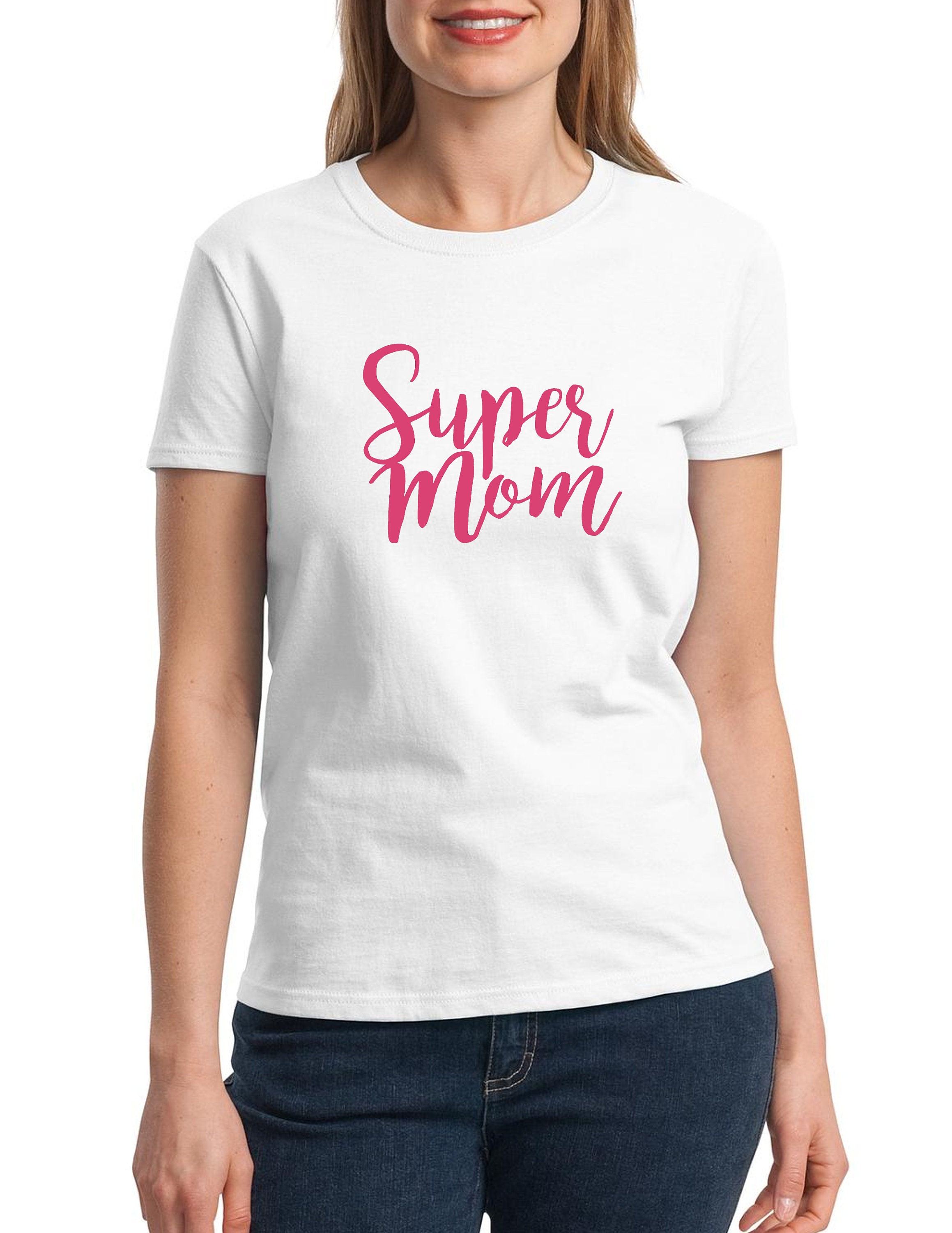 Super Mom Shirt Best Mom T-shirt Mommy Tee Christmas | Etsy
