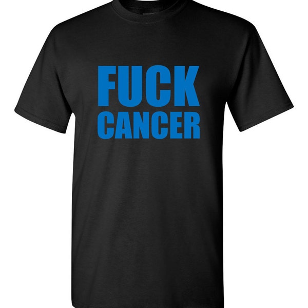 FU CANCER T Shirt Ribbon Awareness Support Hope World Cancer Day Colon Cancer