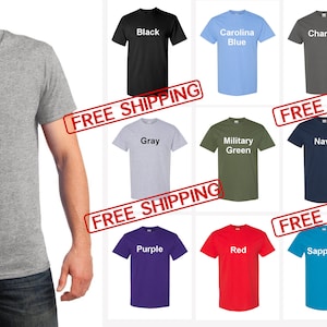 Gildan Heavy Cotton, Blank T Shirt, Tee, Gildan 5000, Shirt Display, Classic Fit