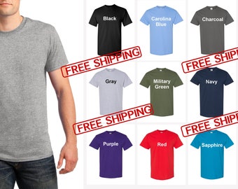 Gildan Heavy Cotton, Blank T Shirt, Tee, Gildan 5000, Shirt Display, Classic Fit