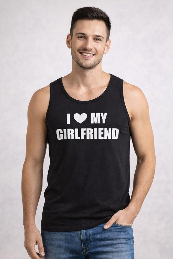 'I Love My Boyfriend' Women's T-Shirt – Funny Girlfriend Gift – Black, 100% Cotton