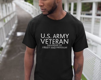 US Army Veteran #2 Shirt, Defender Of Liberty Tee, Patriotic, Military Gift, Veterans Day Shirt, Freedom Shirt, American Hero Tee, Holiday