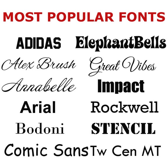 Cool shirt fonts discount
