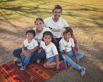 Matching Family T Shirts - Mommy - Daddy - Big & Little Brother - Big and Little Sister - Christmas Gift