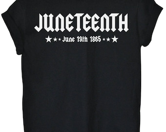 Men's - Juneteenth Shirt - Independence Day - Freedom Day - Emancipation Day - African American T-Shirt - Handmade