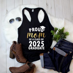 Proud Mom Of A 2019 Senior High School Graduation T Shirt Proud Mom Of A 2019 Senior High School Graduation T Shirt