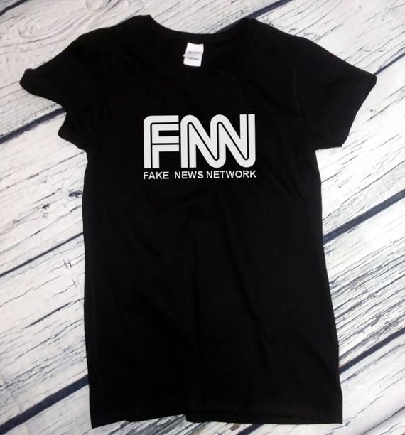 Fake News Network Funny Trump T Shirt President Trump Tee S-3XL