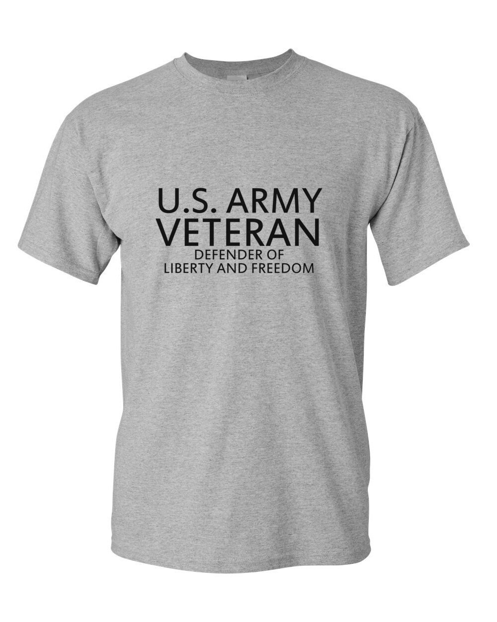 Men's U.S. Army #2 Veteran T-Shirt - Defender Of Liberty and Freedom ...