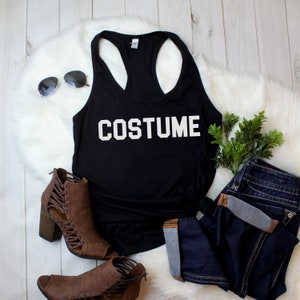 Funny Womens Halloween Tank Top, Costume Party Shirt, Nerd Got Costume Tee, Halloween Graphic Shirt, Spooky Womens Summer Outfit, Casual Top