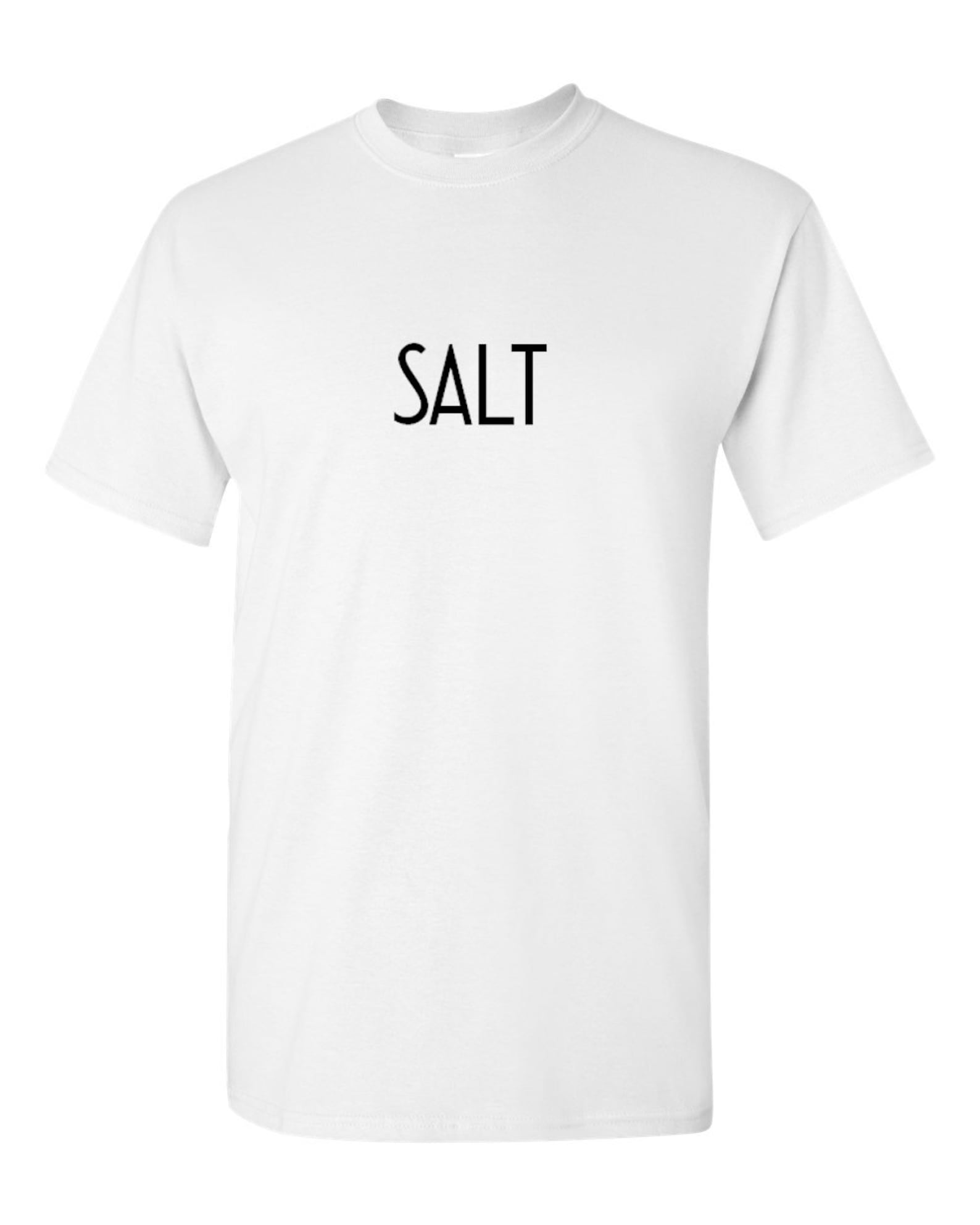 Salt Pepper T Shirts SET Matching Shirts Couples Shirts Etsy