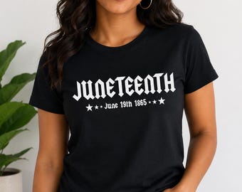 Juneteenth Shirt, Freedom Day Tee, Black History Gift, African American Pride