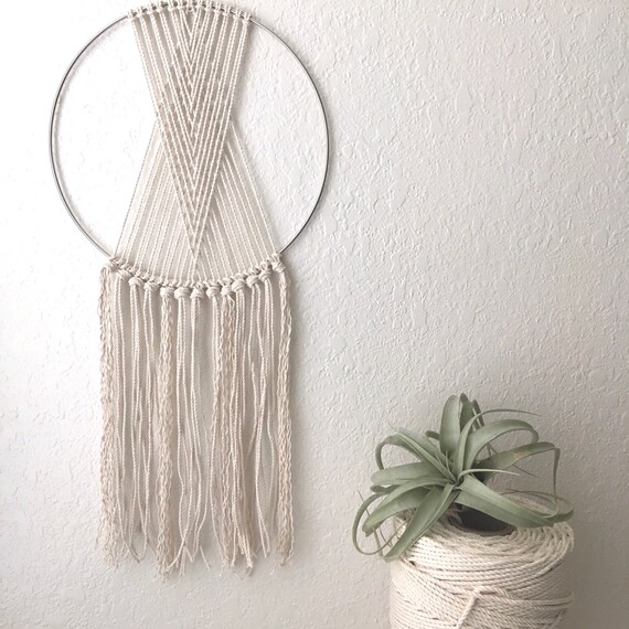 DIY Macrame Layered Crystal Wall Hanging Kit - Tangled Up In Hue