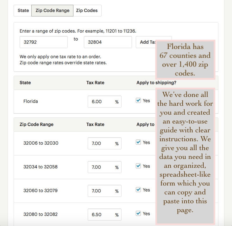 2020 Florida Sales Tax SETUP Guide For Etsy Sellers // Digital Etsy
