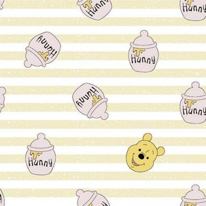 Half Yard Springs Creative Pooh Hunny Pot Fabric