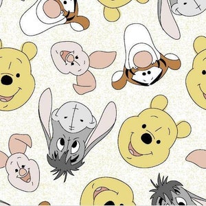 Half Yard Springs Creative Pooh and Friends Tossed Characters