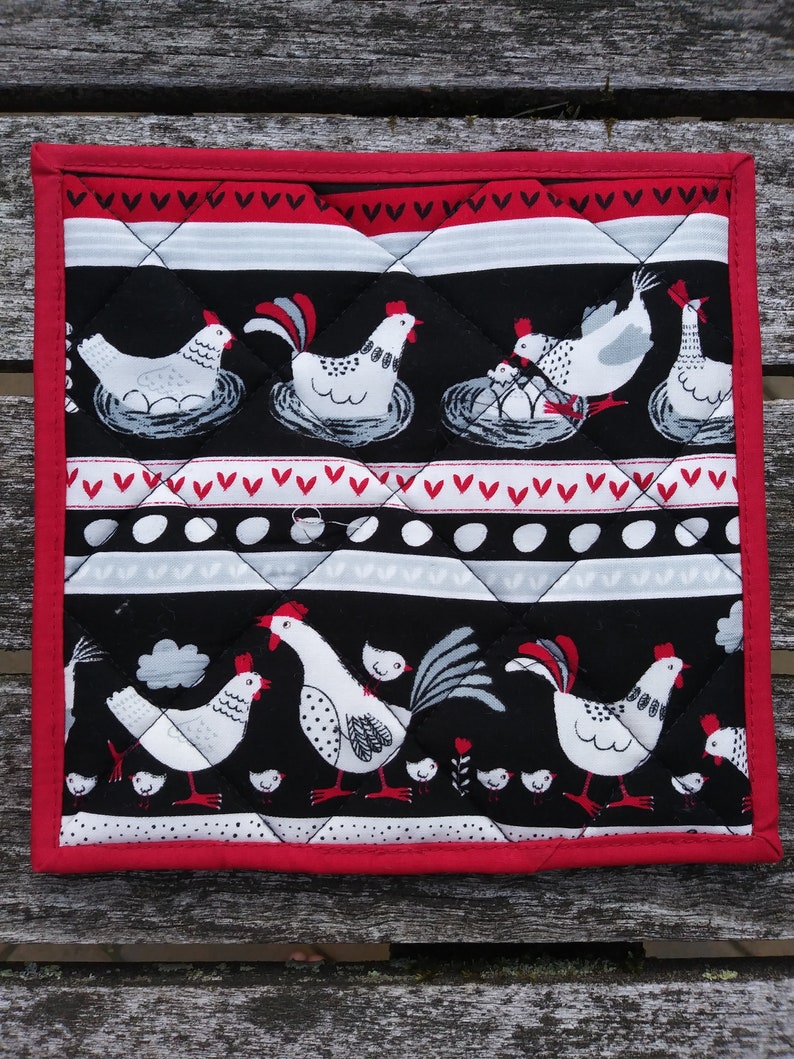 Insulated Hot Pad / Potholder Made With Insulbright Batting Etsy