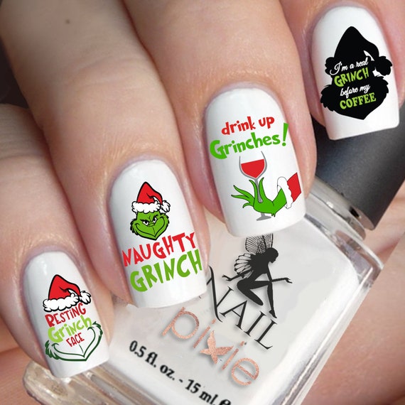 Grinch Hand Stickers for Sale