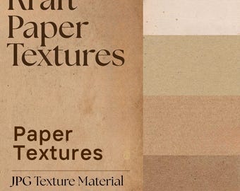 Kraft Paper Textures JPG – Natural Brown Paper Backgrounds for Design