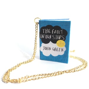 Miniature The Fault In Our Stars Book Necklace