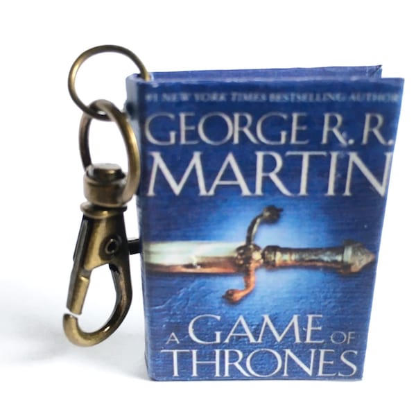Miniature Game of Thrones Book Keychain/Necklace