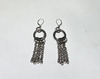 CHAIN TASSEL earrings