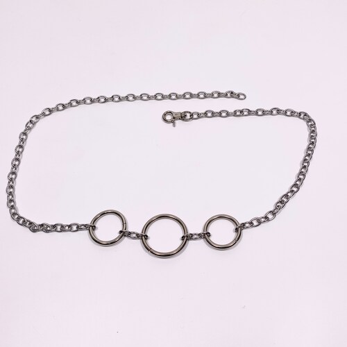 TRIO O RING Chain Belt Etsy
