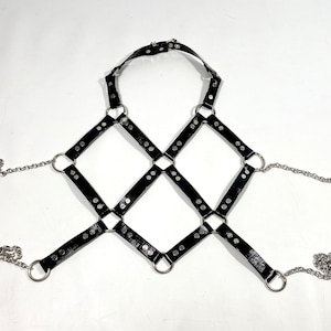 ARMOUR HARNESS // Vegan Faux Leather // Pvc // Vinyl