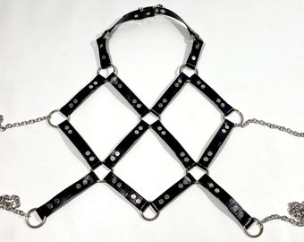 ARMOUR HARNESS // Vegan Faux Leather // Pvc // Vinyl