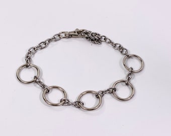 FIFTH RING CHOKER // Stainless Steel Chains