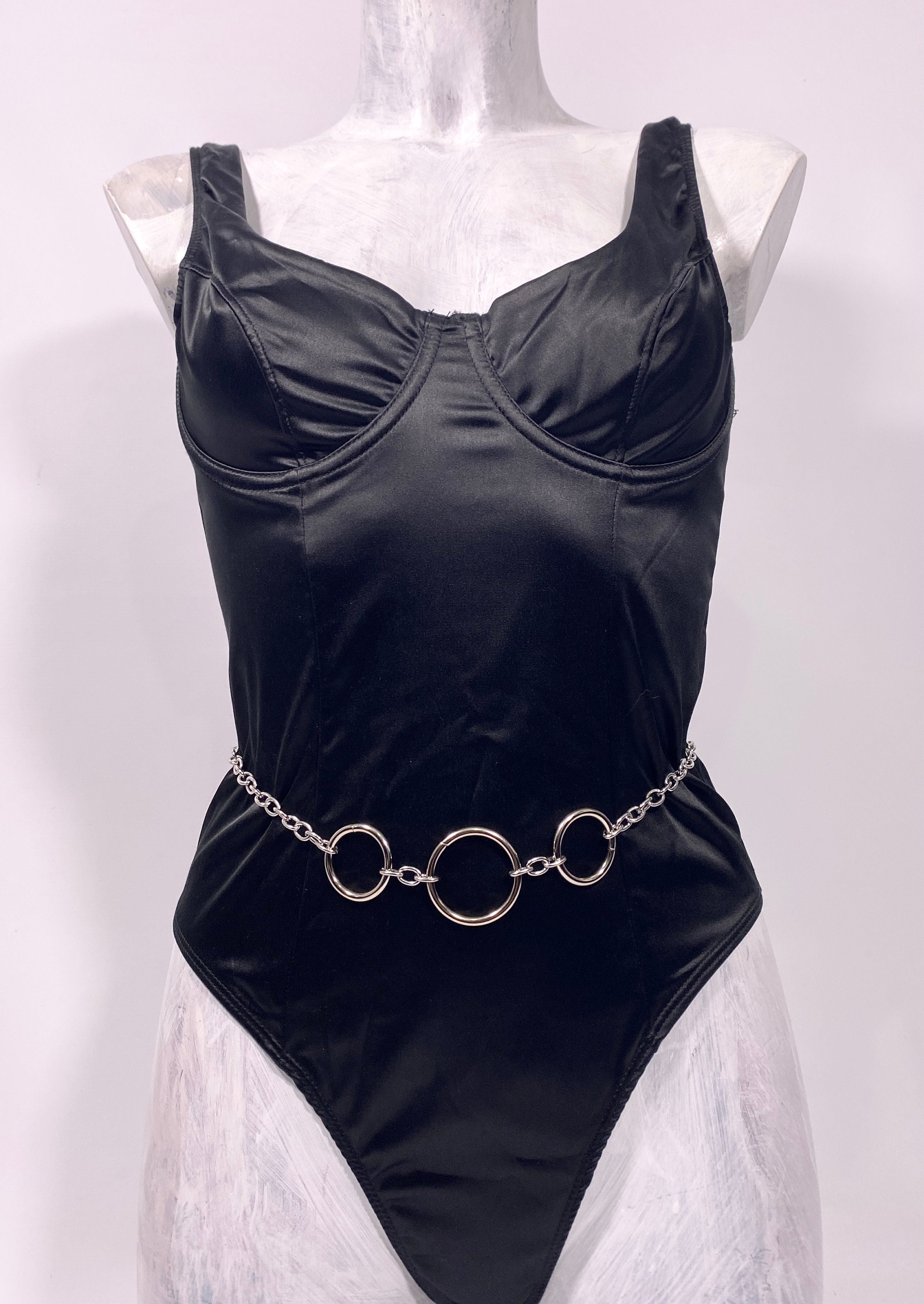 TRIO O RING Chain Belt Etsy