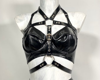 TOWER HARNESS // Vinyl  PVC Chest Cage