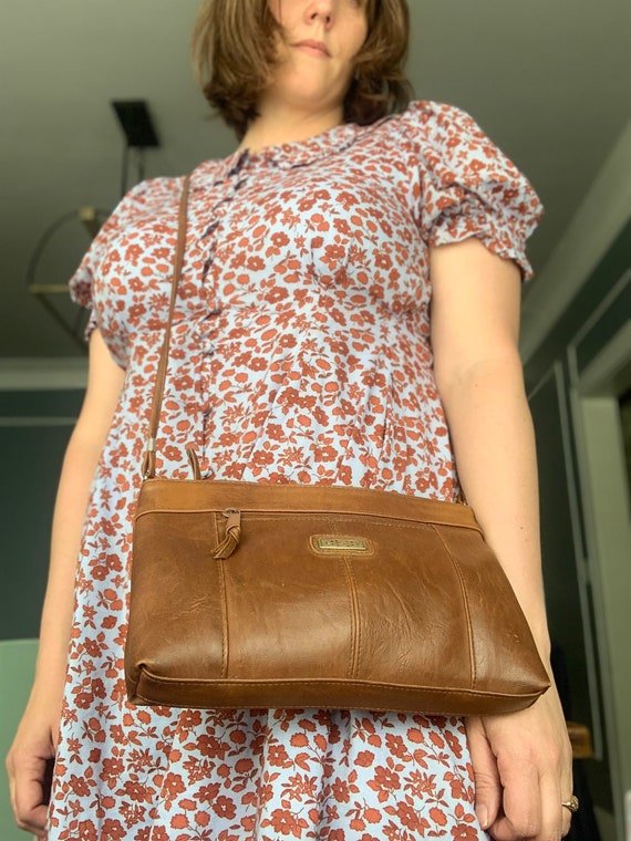 Vintage Brown Leather Bag | Leather bag | southwe… - image 2