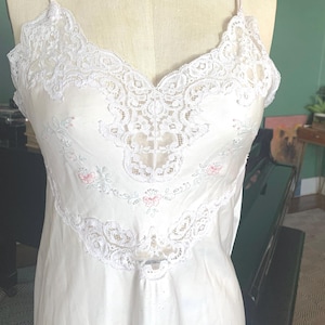 Vintage hand made Camisole | Nightdress | Vintage Nightgown | Pleated Dress | 90&#39;s Nightie | Floral Dress | Floral Camisole